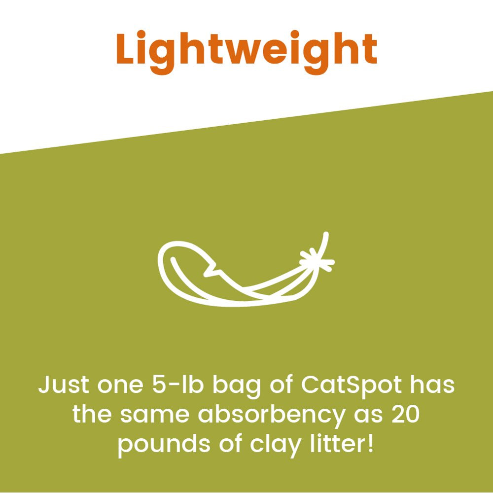 Catspot 100% Organic Coconut Non Clumping Cat Litter, 5 Lb Bag Animals & Pet Supplies > Pet Supplies > Cat Supplies > Cat Litter Midwest Organics Inc.   