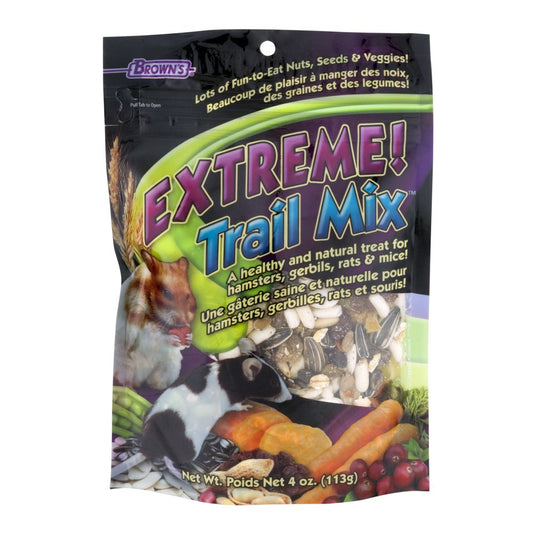 Brown'S Extreme! Trail Mix for Hamsters, Gerbils, Rats & Mice, 4.0 Oz Animals & Pet Supplies > Pet Supplies > Small Animal Supplies > Small Animal Treats F.M. Brown's Sons Inc.   