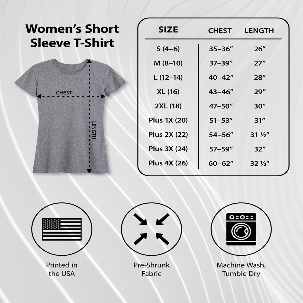 Pete the Cat - Guitar Groovy - Women'S Short Sleeve Graphic T-Shirt Animals & Pet Supplies > Pet Supplies > Cat Supplies > Cat Apparel Air Waves   