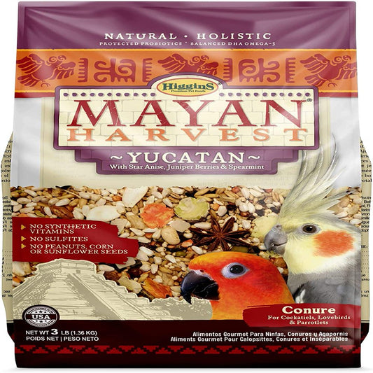 Higgins Mayan Harvest Yucatan Blend Bird Food for Small Hookbills Animals & Pet Supplies > Pet Supplies > Bird Supplies > Bird Food Higgins Premium Pet Foods   