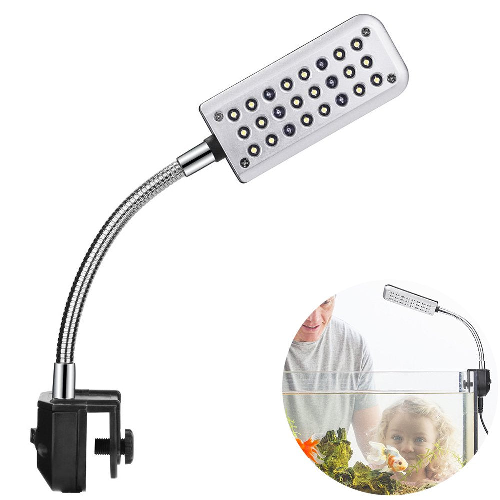 LED Aquarium Light, Fish Tank Light, Clip on Fish Tank Lighting Color Animals & Pet Supplies > Pet Supplies > Fish Supplies > Aquarium Lighting Saikoo   