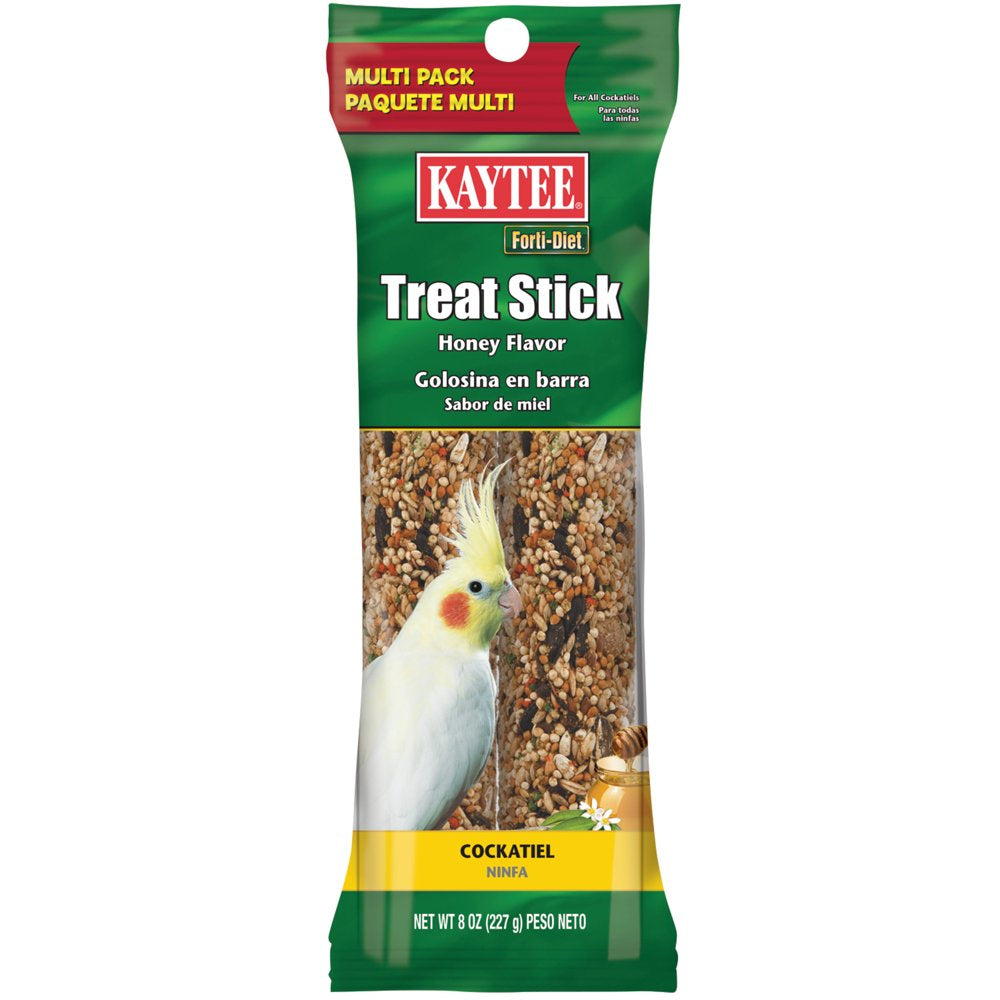 Kaytee Forti-Diet Honey Flavored Treat Stick for Cockatiels, Multipack Animals & Pet Supplies > Pet Supplies > Bird Supplies > Bird Treats Central Garden and Pet   