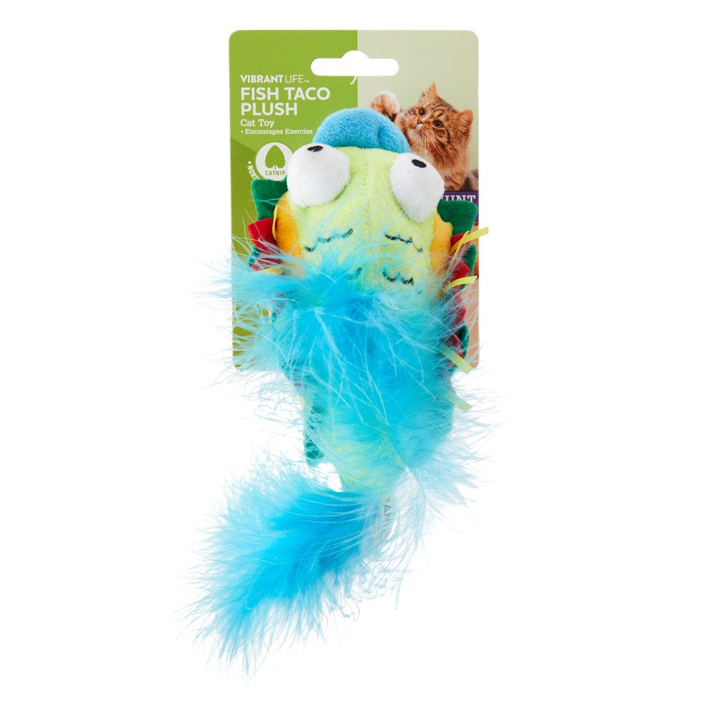 Vibrant Life Cat Toy - Fish Taco Plush with Catnip Animals & Pet Supplies > Pet Supplies > Cat Supplies > Cat Toys Vibrant Life   