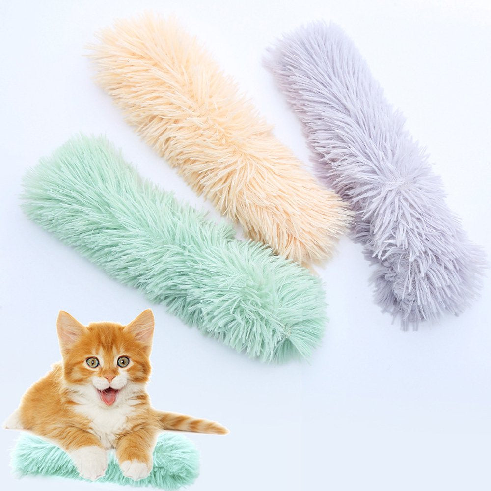 Carkira Cat Toys 3-Pack Catnip Plush Fabric Kick Stick Chase Chew Pet Toys Animals & Pet Supplies > Pet Supplies > Cat Supplies > Cat Toys Carkira   