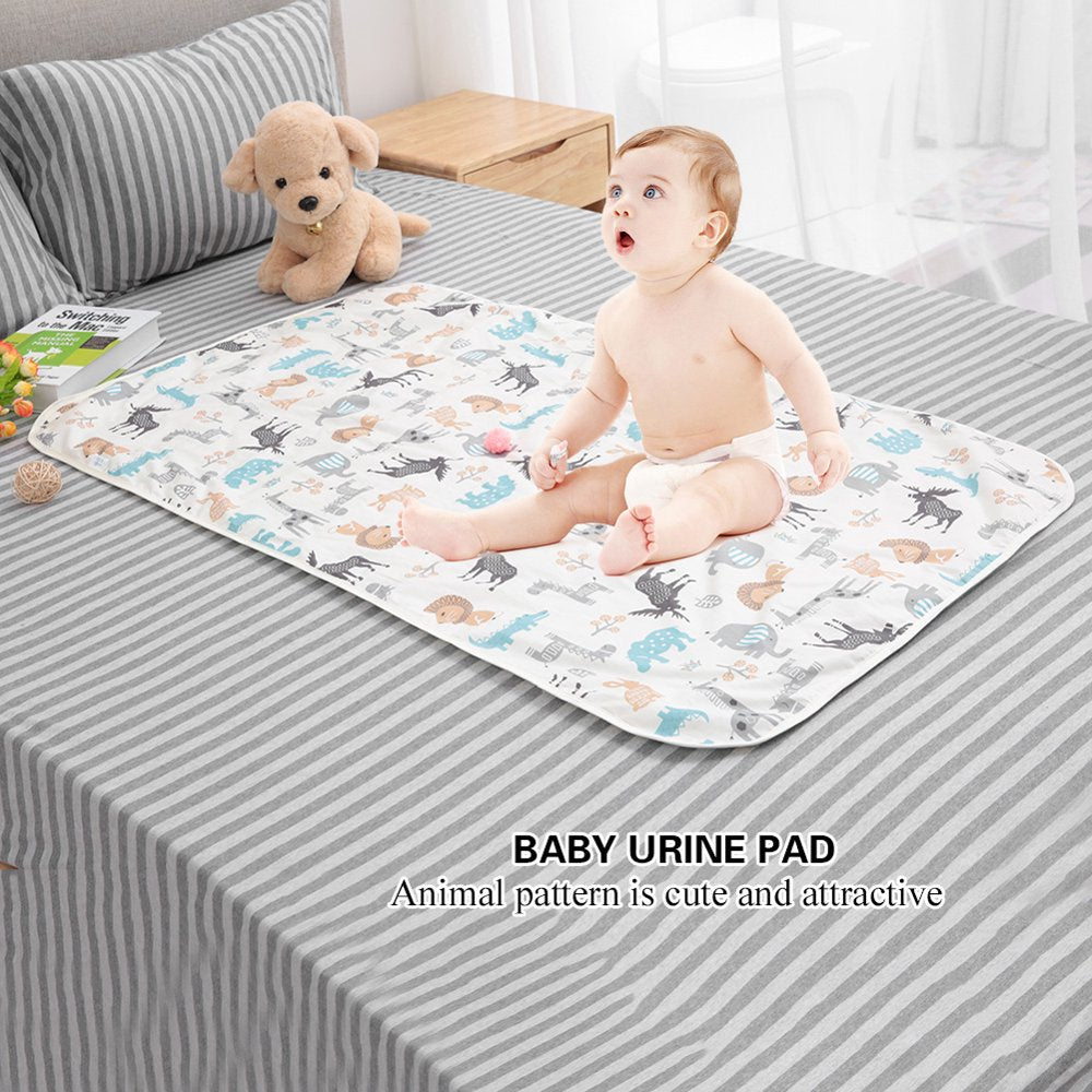 Urine Mat Liner 75 X 120Cm 3Layers Cotton Waterproof Baby Urine Pad Mat Bed Nappy Linerbeige Deer Animals & Pet Supplies > Pet Supplies > Dog Supplies > Dog Diaper Pads & Liners LHCER   