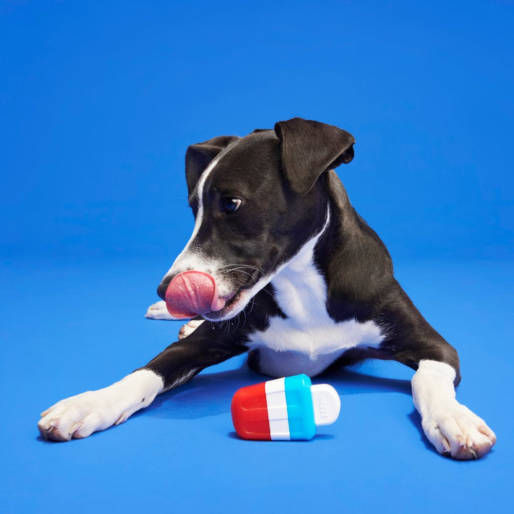 BARK Red White & Chew Pupsicle Super Chewer - Yankee Doodle Dog Toy, Vanilla Mint Scented, Small Dogs Animals & Pet Supplies > Pet Supplies > Dog Supplies > Dog Toys BARK   