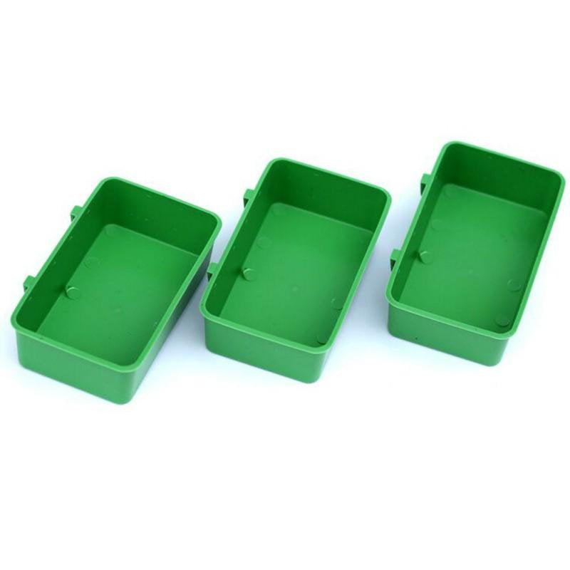 Parrot Bath Box Bird Cage Accessory Supplies Bathing Tub for Brids Canary Budgies Parrot Random Color Animals & Pet Supplies > Pet Supplies > Bird Supplies > Bird Cage Accessories Pretty Comy   