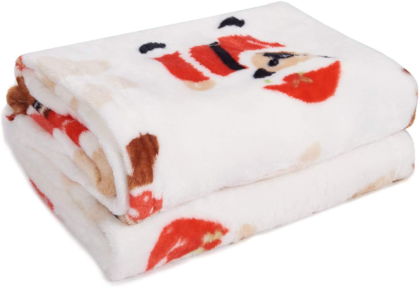 LUXMO Puppy Blanket for Pet Cushion Small Dog Cat Bed Soft Warm Sleep Mat, Pet Dog Cat Puppy Kitten Soft Blanket Doggy Warm Bed Mat Paw Print Animals & Pet Supplies > Pet Supplies > Cat Supplies > Cat Beds LUXMO PREMIUM   