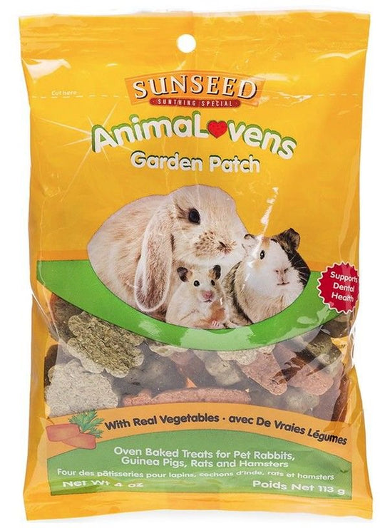 Sunseed Animalovens Garden Patch for Small Animals 4 Oz[ PACK of 2 ] Animals & Pet Supplies > Pet Supplies > Small Animal Supplies > Small Animal Treats Sun Seed   