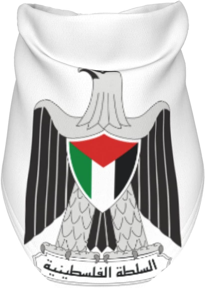 Coat of Arms of the Palestinian National Authority Pet Dog and Cat Decorative Triangle Scarf,Dog Bandana,Breathable and Stain Resistant. Animals & Pet Supplies > Pet Supplies > Dog Supplies > Dog Apparel ZALTAS   