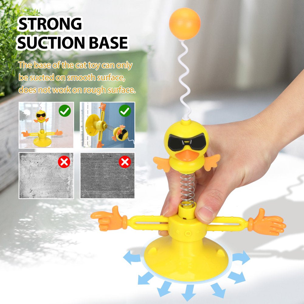 Homelove Cat Toys for Indoor Cats,Interactive Kitten Toys,Rotating Spring Bird with Suction Cup Base and Teaser Ball,Turntable Cat Teaser Toys, Improve Cat Intelligence and Relieve Anxiety,Yellow Animals & Pet Supplies > Pet Supplies > Cat Supplies > Cat Toys Guangzhou Yuchan Trading Co., Ltd   