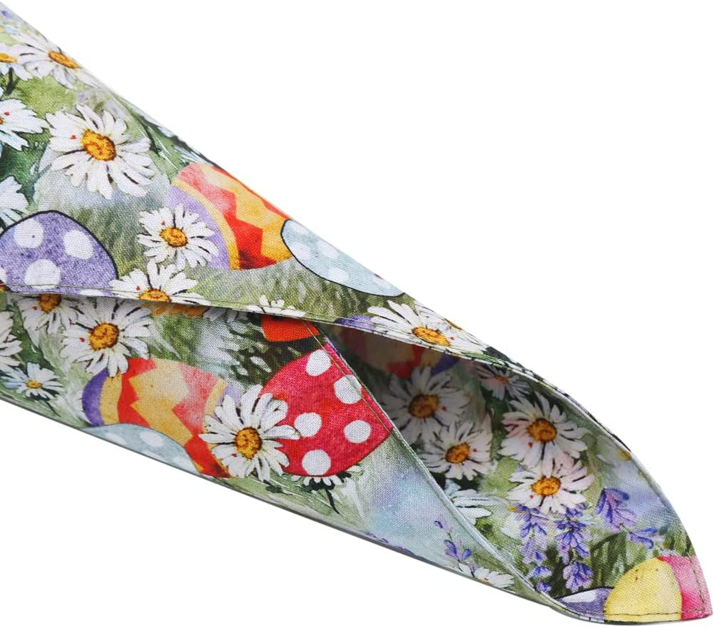 Easter Dog Bandana Reversible Triangle Bibs Scarf Accessories for Dogs Cats Pets Animals & Pet Supplies > Pet Supplies > Dog Supplies > Dog Apparel KZHAREEN   