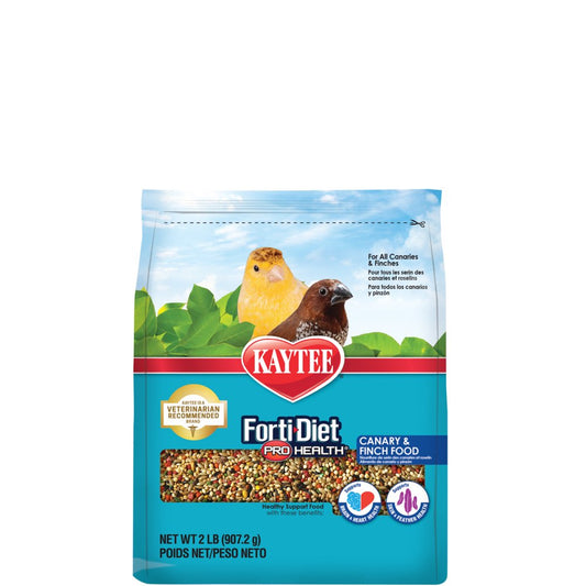 Kaytee Forti-Diet Pro Health Canary & Finch Pet Bird Food, 2 Lb Animals & Pet Supplies > Pet Supplies > Bird Supplies > Bird Food Central Garden and Pet   
