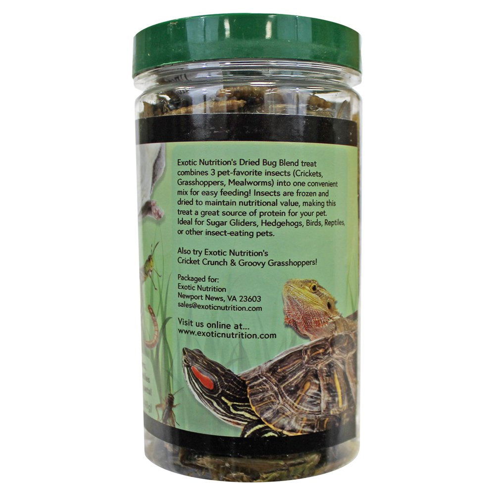 Exotic Nutrition Dried Bug Blend Treat 1.71 Oz. Animals & Pet Supplies > Pet Supplies > Small Animal Supplies > Small Animal Food Exotic Nutrition   