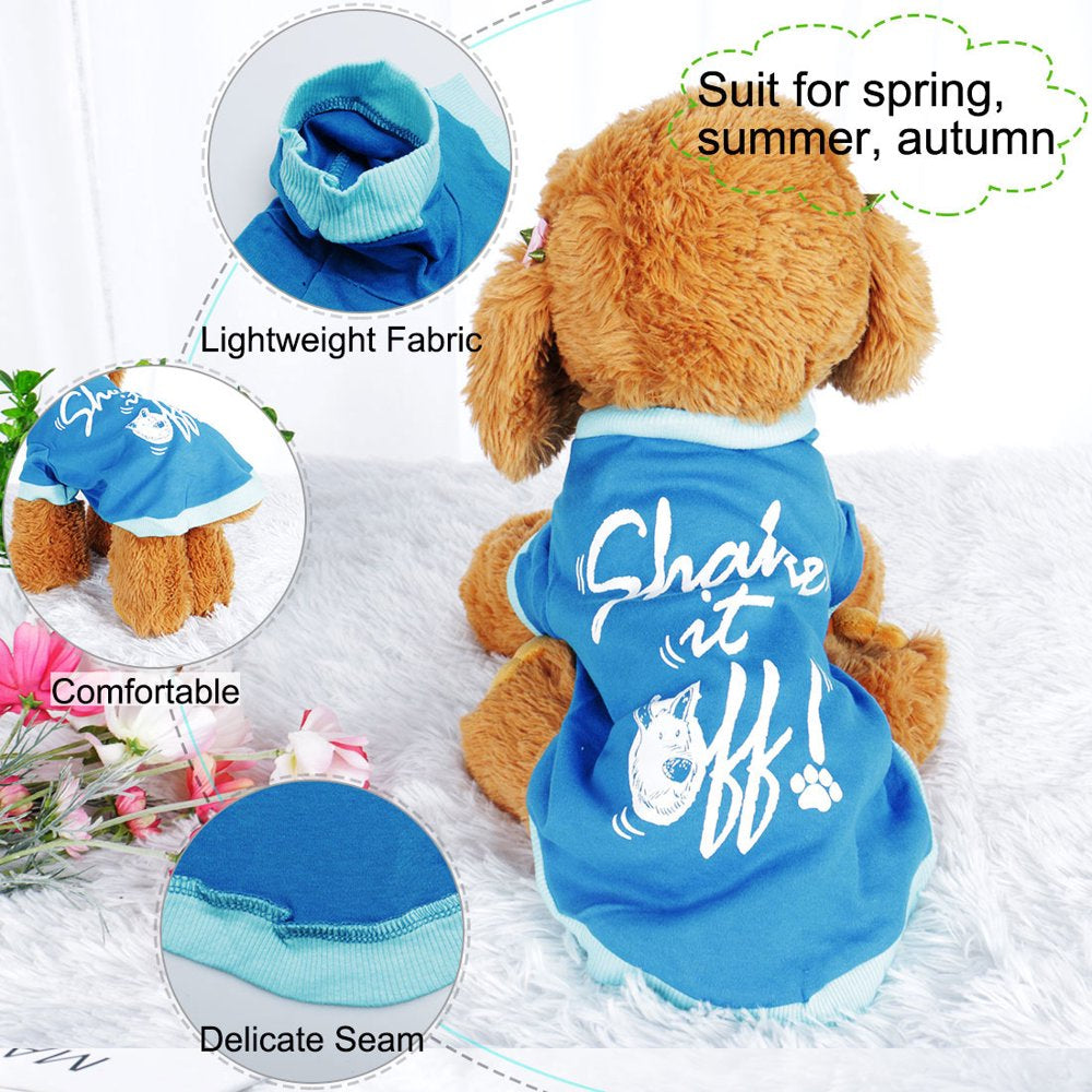 Pet T Shirt Spring Fall Dog Puppy Small Pet Cat Apparel Clothes Vest Clothing Printed, M #1 Animals & Pet Supplies > Pet Supplies > Cat Supplies > Cat Apparel Unique Bargains   