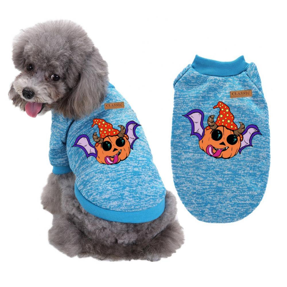 Marinavida Halloween Pet Dog Clothes Puppy Apparel Dog T-Shirts Soft Breathable Small Dog Sweatshirt Outfithalloween Party Costume Decor Animals & Pet Supplies > Pet Supplies > Dog Supplies > Dog Apparel MarinaVida   