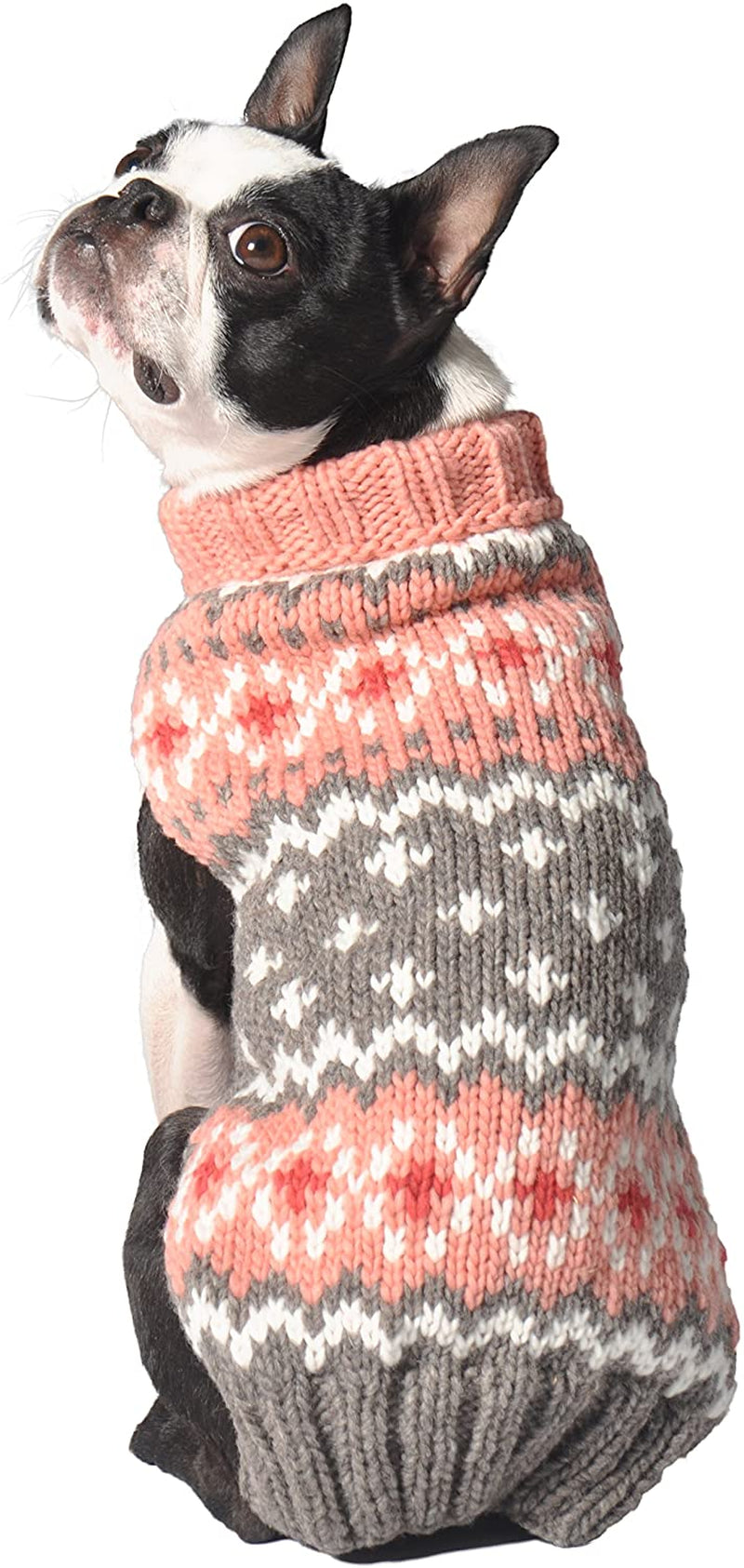 Chilly Dog Rose Fair Isle Sweater, X-Small Animals & Pet Supplies > Pet Supplies > Dog Supplies > Dog Apparel CHJQN   