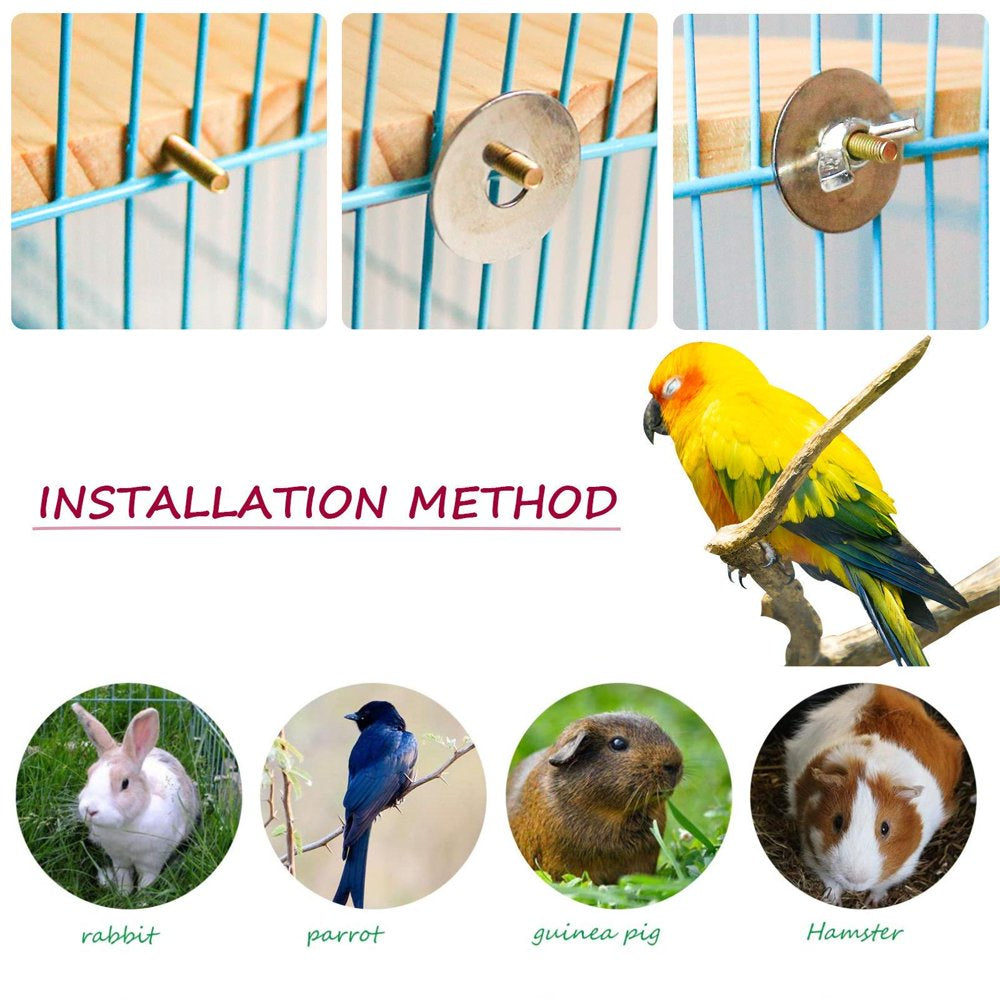 Bird Perch Platform, Parrot Stand Sector Playground Wood Perch Stand Toy Cage Accessories Exercise Toy for Parakeet Conure Cockatiel Budgie Gerbil Rat Mouse Chinchilla Hamster Animals & Pet Supplies > Pet Supplies > Bird Supplies > Bird Cage Accessories PS20220428   