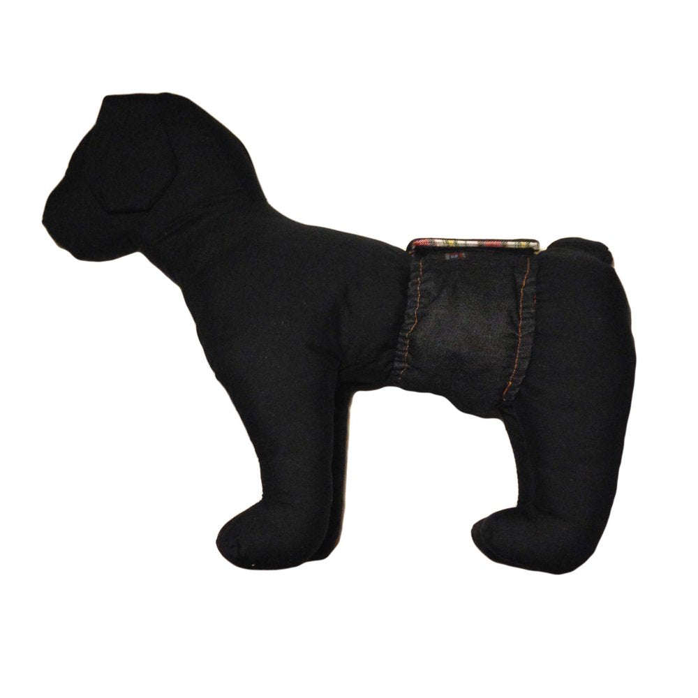 Barkertime Denim Washable Dog Belly Band Male Wrap - Made in USA Animals & Pet Supplies > Pet Supplies > Dog Supplies > Dog Diaper Pads & Liners Barkertime   