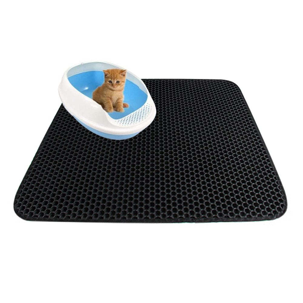 Cat Litter Trapper Litter Mat, Cat Mat, Litter Box Mat Water Proof Layer and Puppy Pad Option. Animals & Pet Supplies > Pet Supplies > Cat Supplies > Cat Litter Box Mats Saikoo   