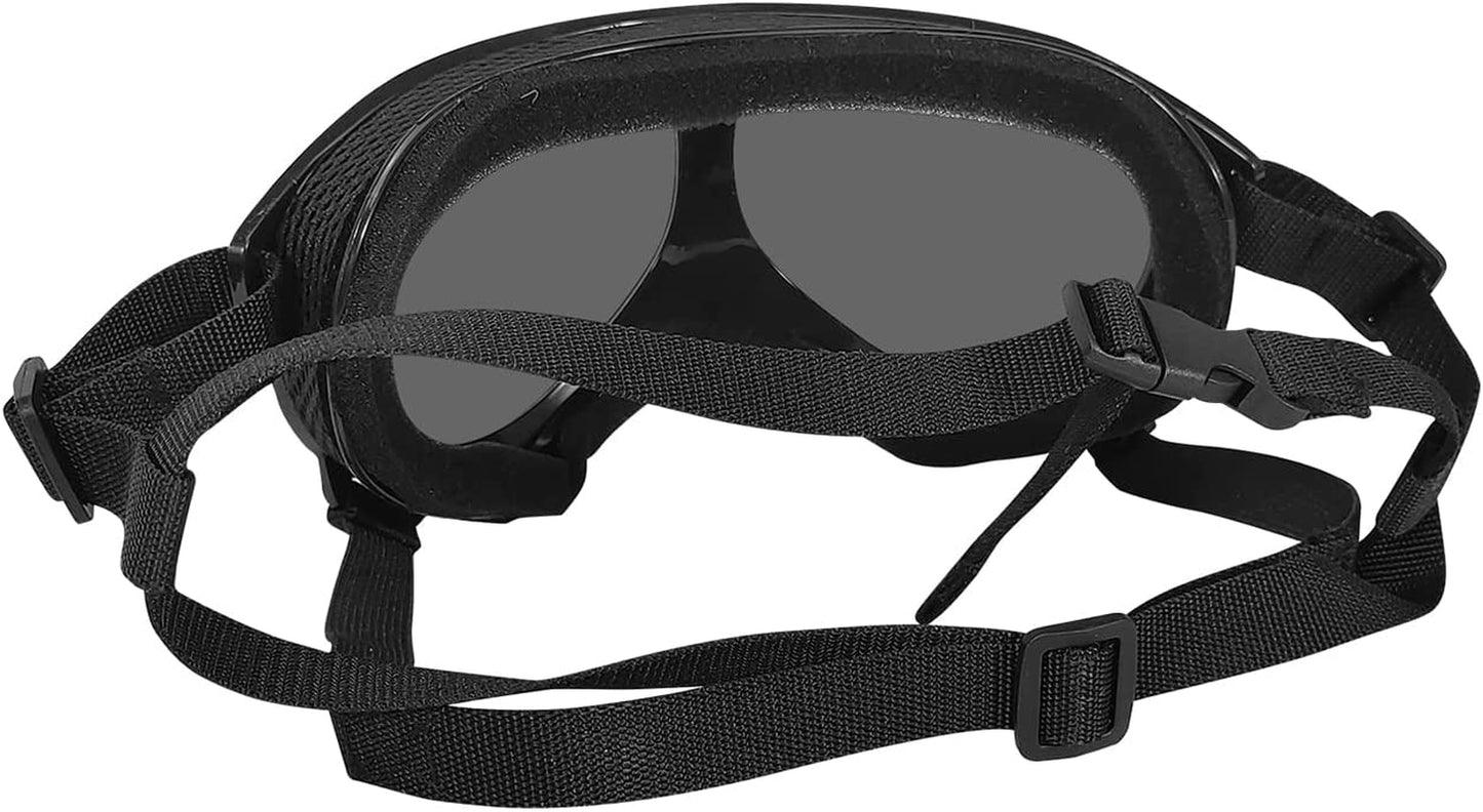 Southvo Dog Goggles Large Breed, Dog Sunglasses Soft Frame with Adjustable Straps, Dog Eye Wear Protection for Medium-Large Size Dog, Dog Glasses UV Protection Pet Goggles, Black Animals & Pet Supplies > Pet Supplies > Dog Supplies > Dog Apparel SOUTHVO   