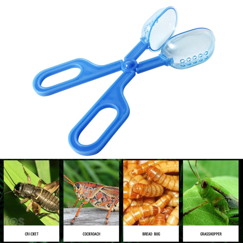 Reptile Feeding and Poop Cleaning Tools Amphibian Feeding Tongs Clip with Vents Animals & Pet Supplies > Pet Supplies > Reptile & Amphibian Supplies > Reptile & Amphibian Food YAHODAY   