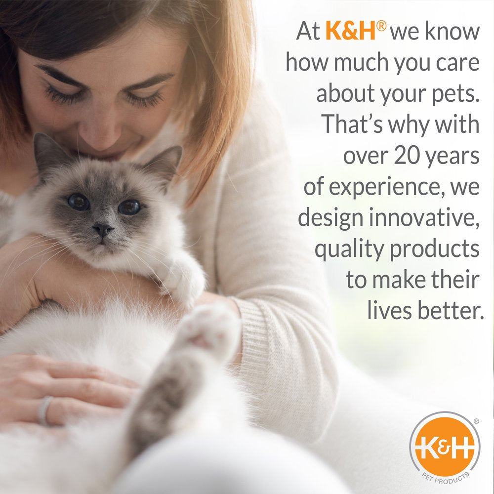 K&H Thermo Pod Pet Cat Bed, Gray Animals & Pet Supplies > Pet Supplies > Cat Supplies > Cat Beds Central Garden and Pet   