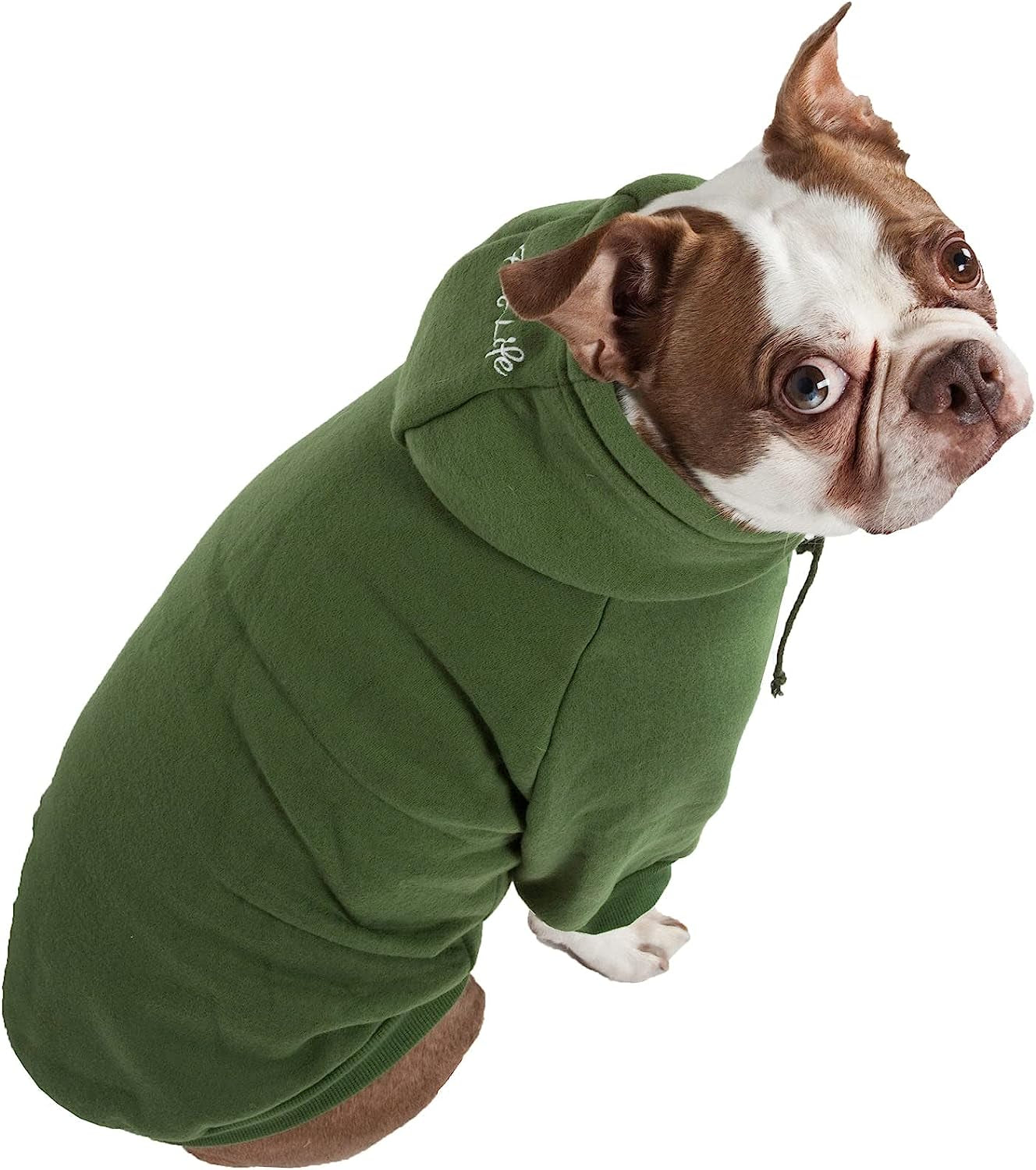 Pet Life ® Hooded Dog Sweater Made with Soft and Premium Plush Cotton - Dog Hoodie Pet Sweater Features Hook-And-Loop Closures for Easy Access and Machine Washable Animals & Pet Supplies > Pet Supplies > Dog Supplies > Dog Apparel Pet Life   