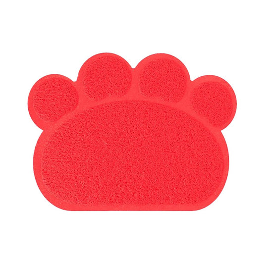 Cat Litter Mat - Kitty Litter Trapping Mat for Litter Boxes - Kitty Litter Mat to Trap Mess, Scatter Control - Washable Indoor Pet Rug and Carpet - Small Animals & Pet Supplies > Pet Supplies > Cat Supplies > Cat Litter Box Mats The cat sand One Size Red 