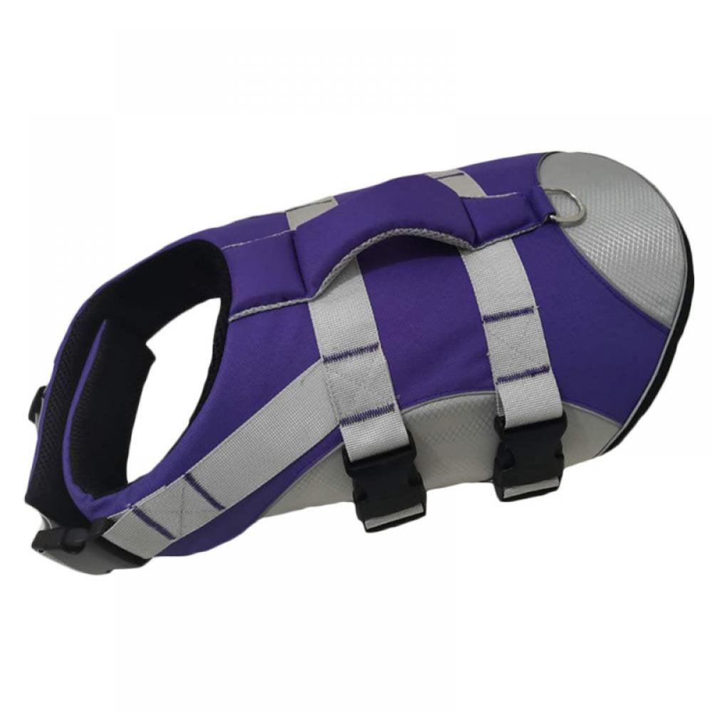 Dog Life Jacket Adjustable Dog Lifevest Swimsuit Safety Vest Apparel Lifesaver Coat S Animals & Pet Supplies > Pet Supplies > Dog Supplies > Dog Apparel Sunmark   