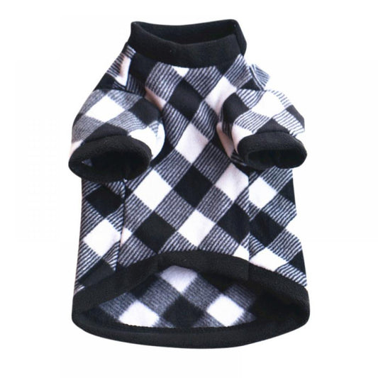 Pet Dog Polar Fleece Vest, Autumn Winter Pet Plaid Jacket Dog Coat Cold Weather Clothes Apparels for Small Medium Dogs Animals & Pet Supplies > Pet Supplies > Dog Supplies > Dog Apparel Lorddream M  