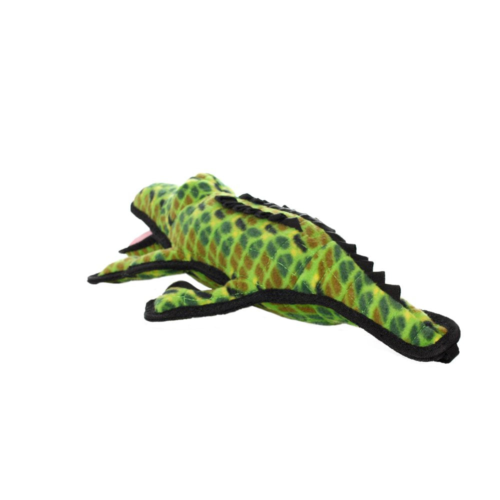 Tuffy Ocean Creature Alligator Dog Squeaky Toy, Green Animals & Pet Supplies > Pet Supplies > Dog Supplies > Dog Toys VIP Products   