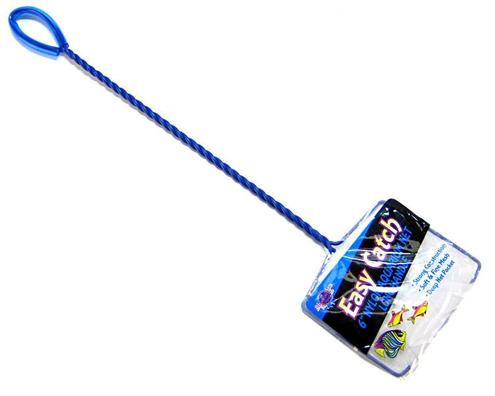 Blue Ribbon Pet Products Blue Ribbon Easy Catch Nylon Aquarium Net with Long Handle 22.5"L X 6"W