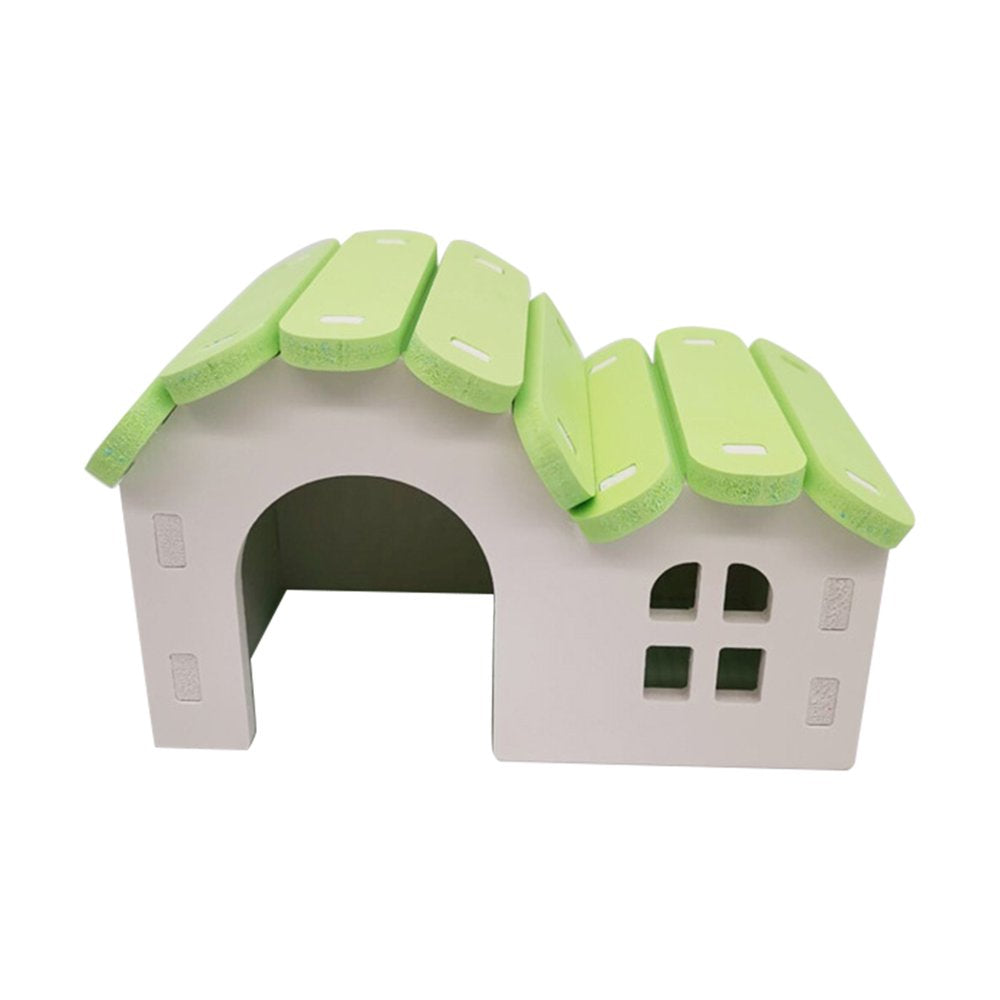 Meidiya Hamster Hideout Wooden Gerbil House,Rainbow Bridge Mouse Sports Toy Hamster Cage Accessories for Small Animal Habitat Hamster Guinea-Pig Hedgehog Squirrel Animals & Pet Supplies > Pet Supplies > Small Animal Supplies > Small Animal Habitats & Cages Meidiya   