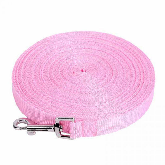 Monfince Training Dog Leash Obedience Recall Training Agility Padded Lead Pet Traction Rope Extra Long Line Great for Puppy Teaching Camping Backyard Beach Play, Pink, 15M/49.2Ft Animals & Pet Supplies > Pet Supplies > Dog Supplies > Dog Treadmills Monfince 6m/19.6ft Pink 