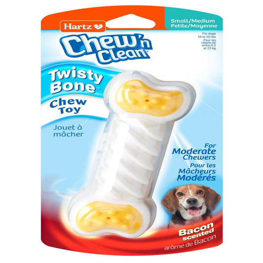 Hartz Chew N Clean Twisty Bone Dog Toy, Small/Medium Animals & Pet Supplies > Pet Supplies > Dog Supplies > Dog Treats Hartz Mountain Corp.   