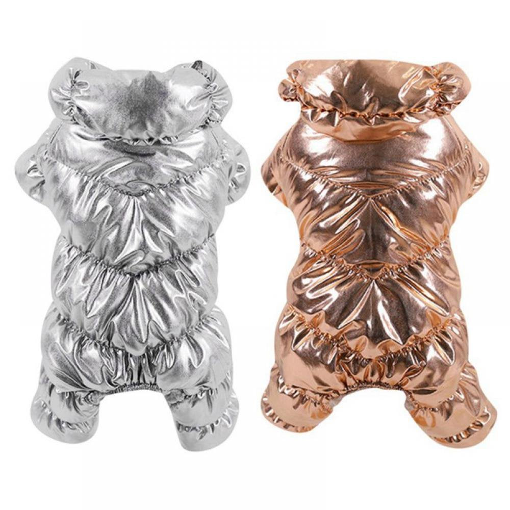 JANDEL Winter Puppy Dog Coats for Small Dogs,Cute Warm Fleece Padded Pet Clothes Apparel Clothing for Chihuahua Poodles French Bulldog Pomeranian Animals & Pet Supplies > Pet Supplies > Dog Supplies > Dog Apparel JANDEL   