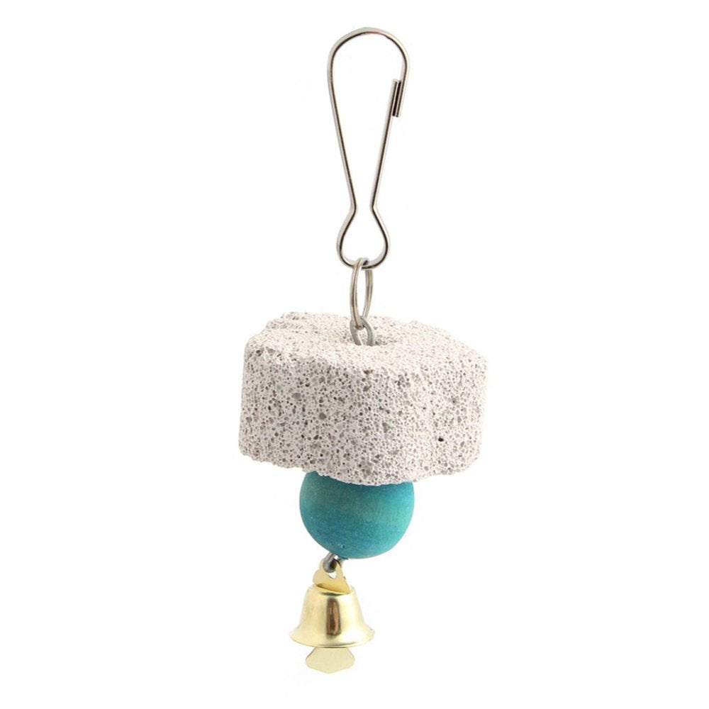 Walbest Birds Parrot Parakeet Grinding Mineral Bell Stone Molar Cage Hanging Chewing Toy (Random Color) Animals & Pet Supplies > Pet Supplies > Bird Supplies > Bird Toys Walbest   