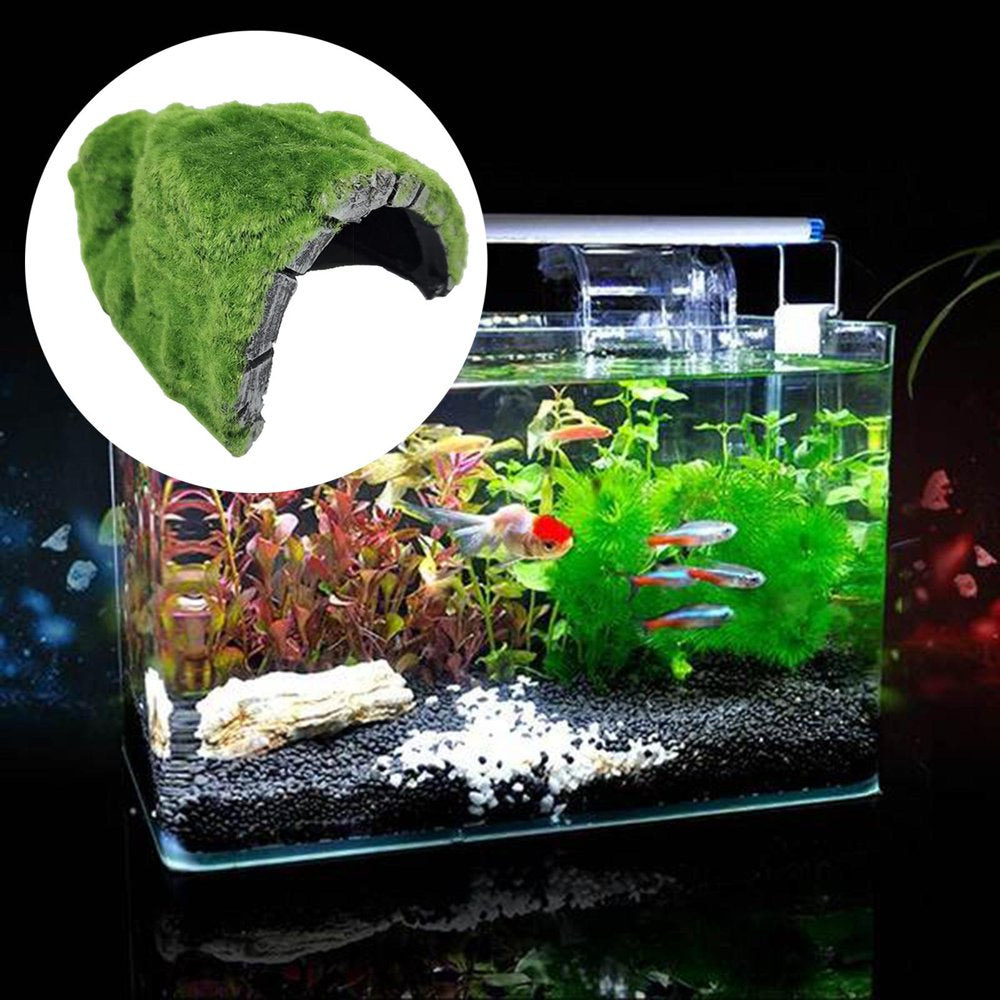 Reptile Hiding Cave Resin Material Natural Non- Hideout for Small Lizards Turtles Bearded Dragon Tortois Amphibians Fish Pet Supplies - Animals & Pet Supplies > Pet Supplies > Reptile & Amphibian Supplies > Reptile & Amphibian Food FITYLE   