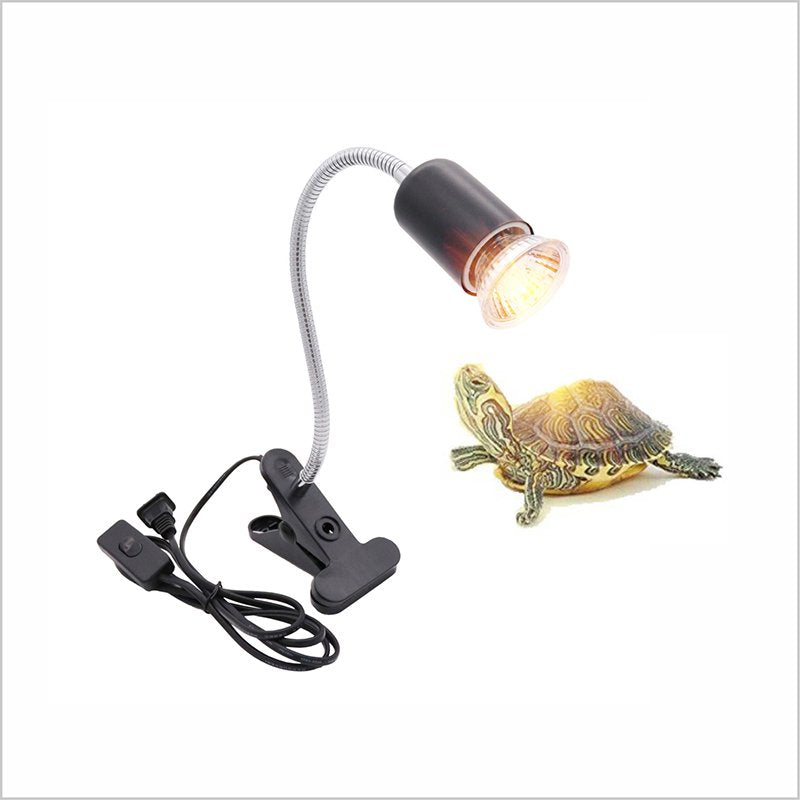 Stamens Turtle Lamp Lighting with Light Clamp Practical Reptile Supplies Backlight Heat Lamp for Lizard Amphibians(European Black) Animals & Pet Supplies > Pet Supplies > Reptile & Amphibian Supplies > Reptile & Amphibian Habitat Heating & Lighting Stamens   