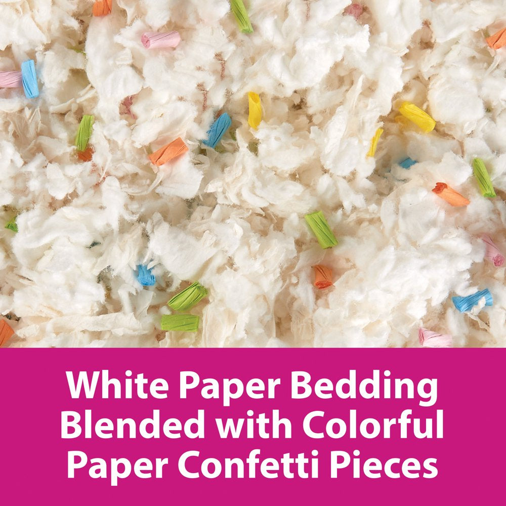 Kaytee Clean & Cozy Confetti Bedding White Paper Bedding with Colored Confetti Paper 24.6 Liters Animals & Pet Supplies > Pet Supplies > Small Animal Supplies > Small Animal Bedding Central Garden and Pet   