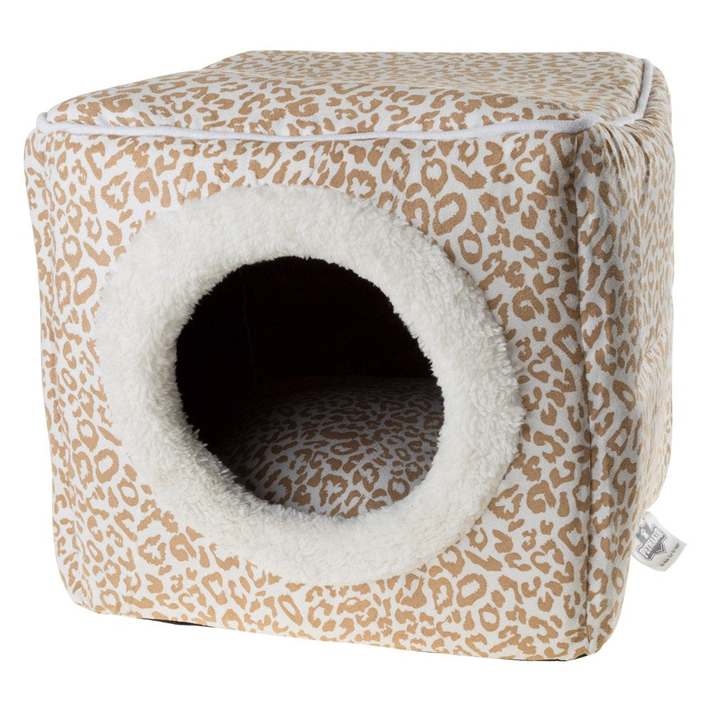 Petmaker, Small, Cozy Cave, Cat Bed, Zebra Print, 13-In Animals & Pet Supplies > Pet Supplies > Cat Supplies > Cat Beds Overstock Yellow  