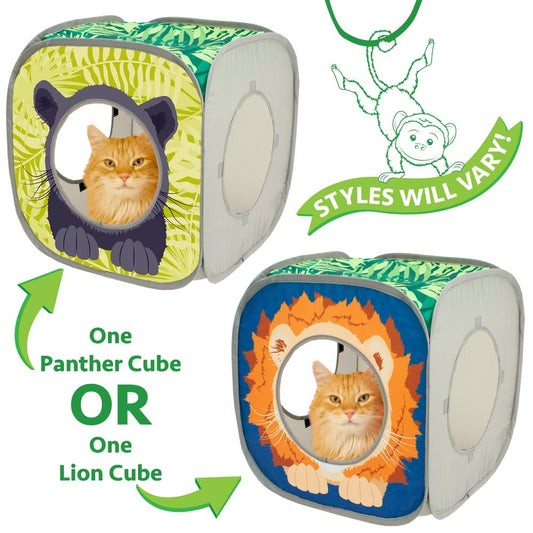 Kitty City Safari Collapsible Cat Cube Animals & Pet Supplies > Pet Supplies > Cat Supplies > Cat Toys Sport Pet   