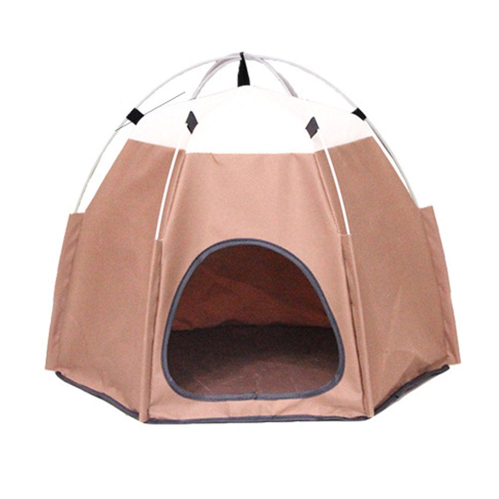 Taluosi Outdoor Indoor Portable Foldable Washable Cute Pet Tent House for Small Cat Dog Animals & Pet Supplies > Pet Supplies > Dog Supplies > Dog Houses Taluosi   