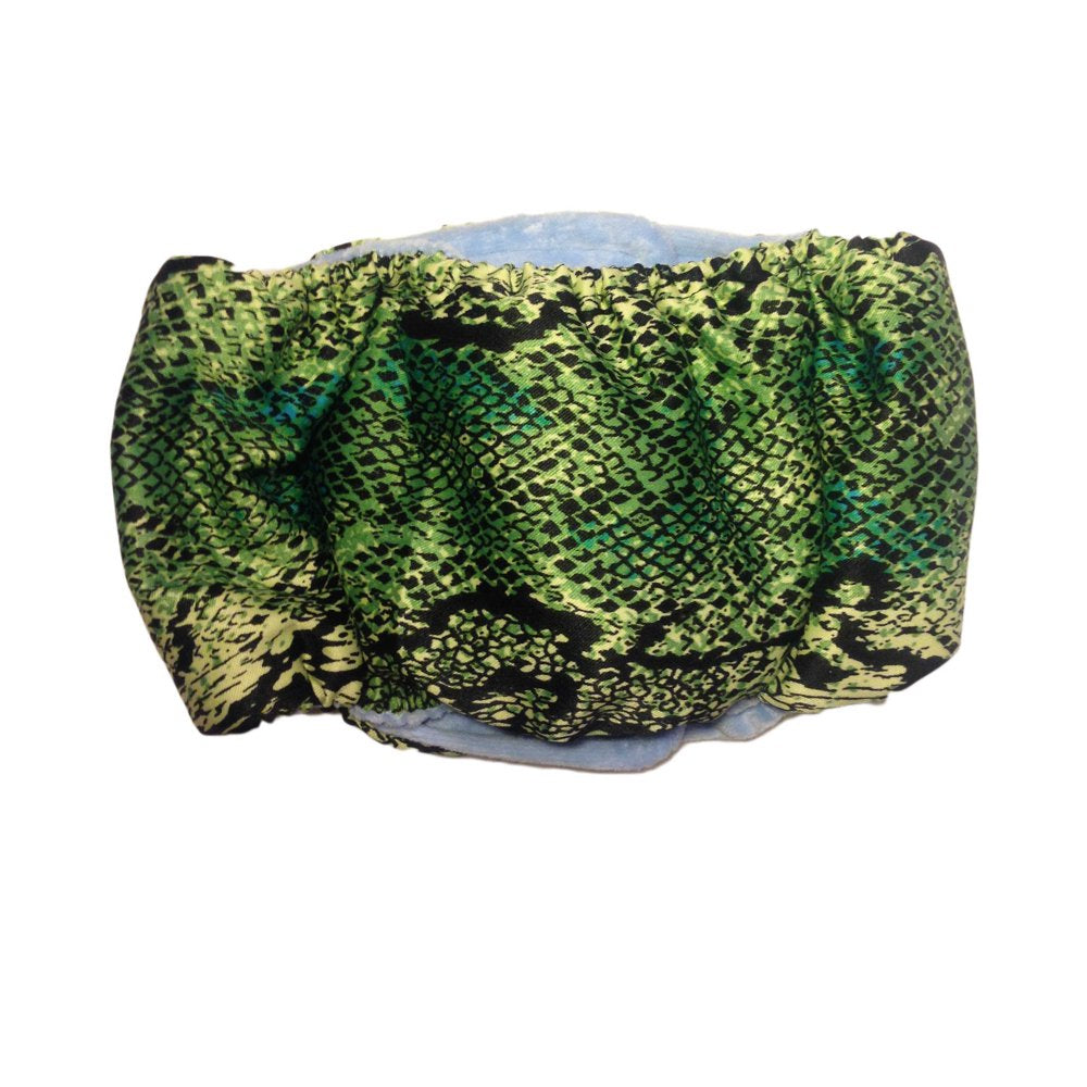 Barkertime Green Snake Skin Washable Dog Belly Band Male Wrap - Made in USA Animals & Pet Supplies > Pet Supplies > Dog Supplies > Dog Diaper Pads & Liners Barkertime   