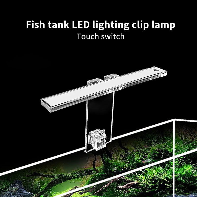 LED Aquarium Lamp Plant Light Fits Tanks 3-8MM Thickness Aquatic Lamp Aquarium Bracket Light UND Sale Animals & Pet Supplies > Pet Supplies > Fish Supplies > Aquarium Lighting QYMHOODS   