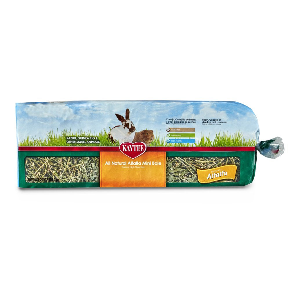 Kaytee All Natural Alfalfa Mini Bale Small Animal Food , 24.0 OZ Animals & Pet Supplies > Pet Supplies > Small Animal Supplies > Small Animal Food Kaytee Products, Inc   