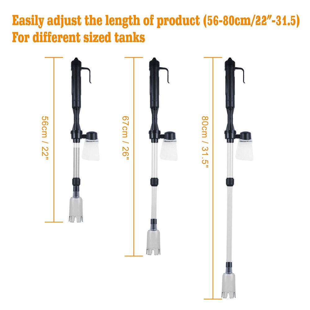 Aquarium Manual Cleaner Tool, Imountek Gravel Vacuum Cleaner Fish Tank Cleaning Syphon Water Animals & Pet Supplies > Pet Supplies > Fish Supplies > Aquarium Cleaning Supplies GPCT   