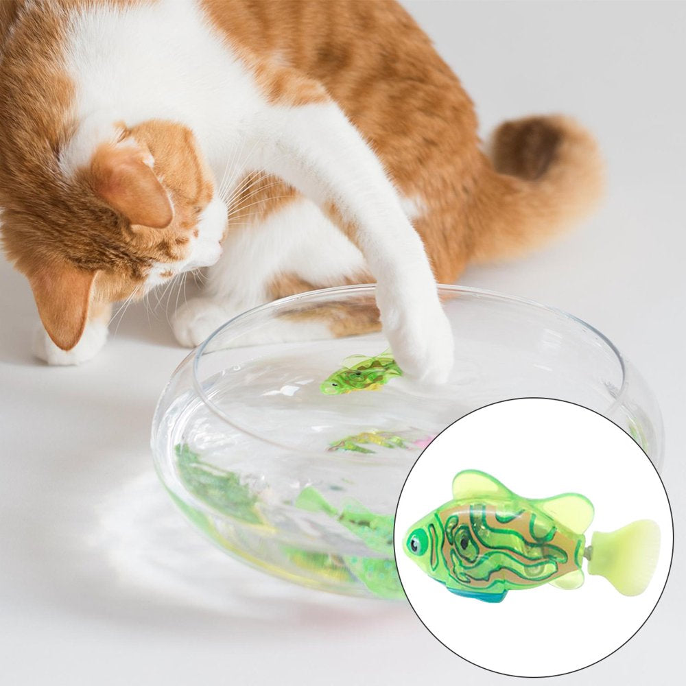 Cat Interactive Electric Fish Toy Water Cat Toy for Indoor Play Swimming Robot Fish Toy for Cat and Dog with LED Light Pet Toys Animals & Pet Supplies > Pet Supplies > Cat Supplies > Cat Toys Welpettie   