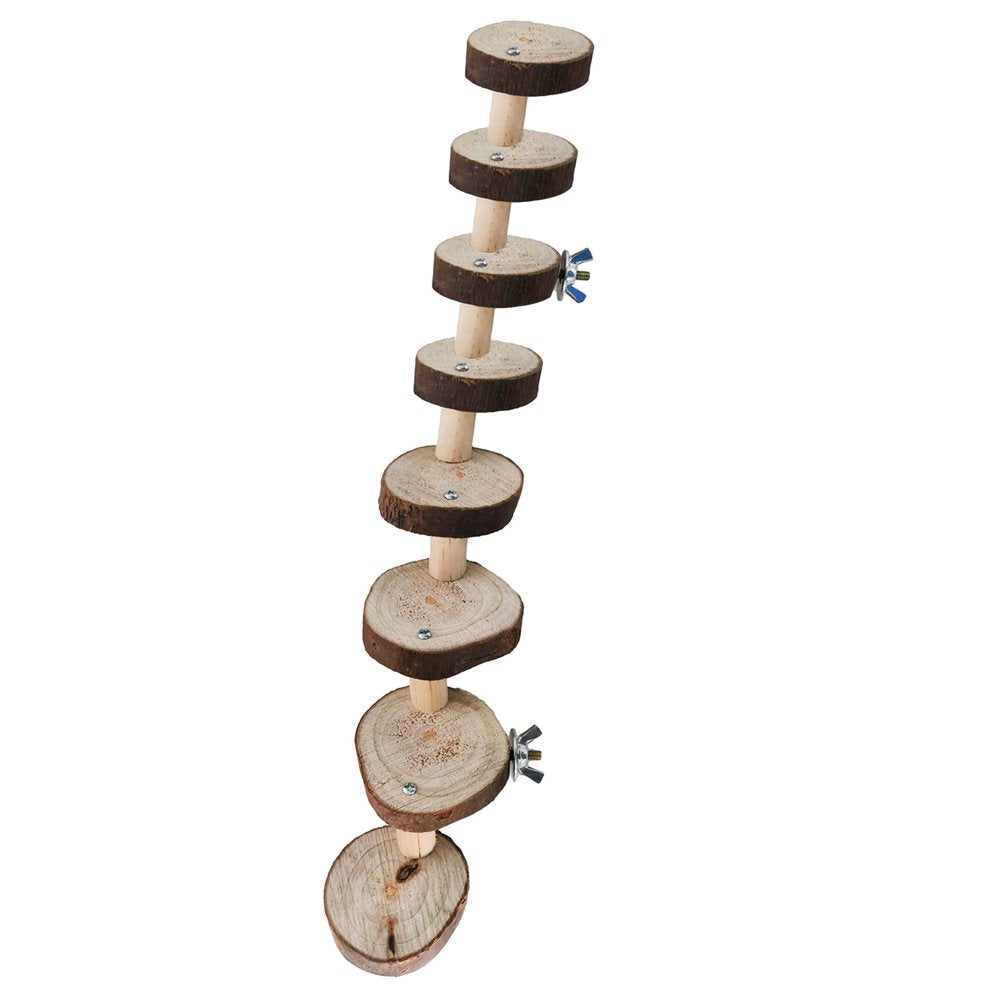Bird Exercise Perches Stand Platform Wooden Parrot Hamster Climbing Ladder Stair Animals & Pet Supplies > Pet Supplies > Bird Supplies > Bird Ladders & Perches SANVILY   